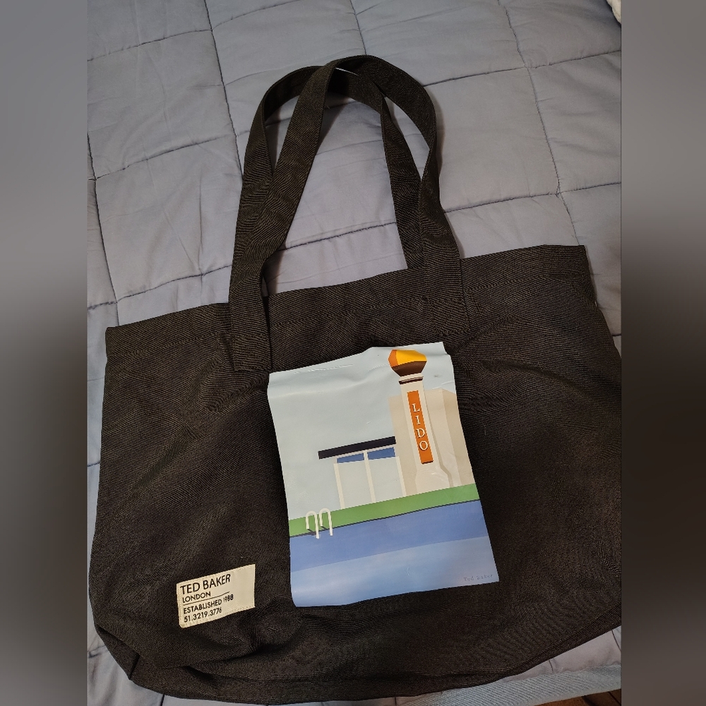 Ted Baker Extra Large Canvas Tote Bag